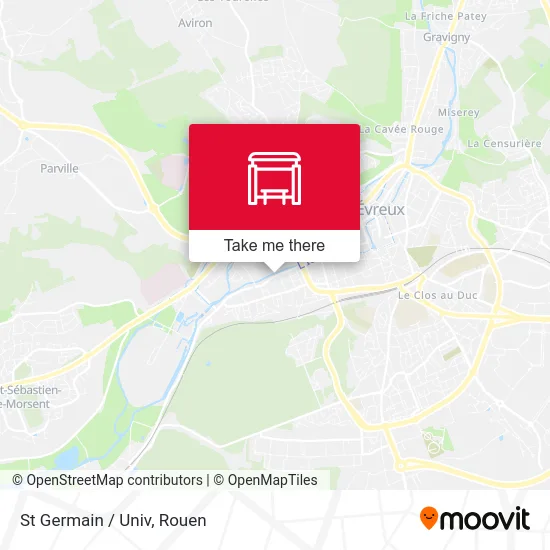 St Germain / Univ map