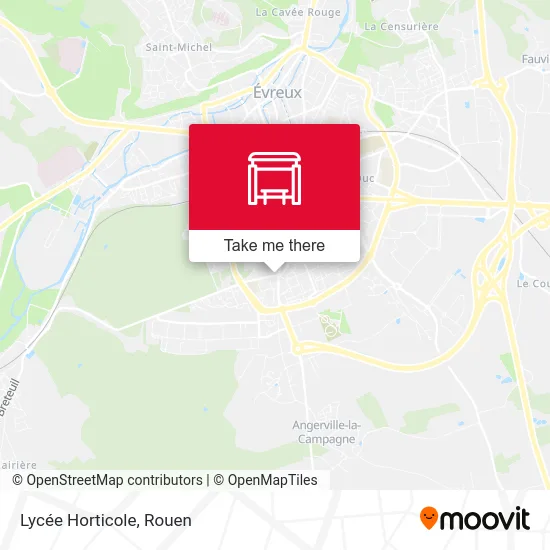 Lycée Horticole map