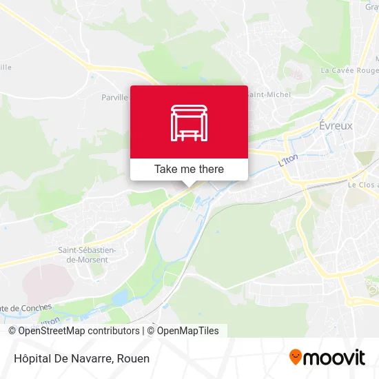 Hôpital De Navarre map