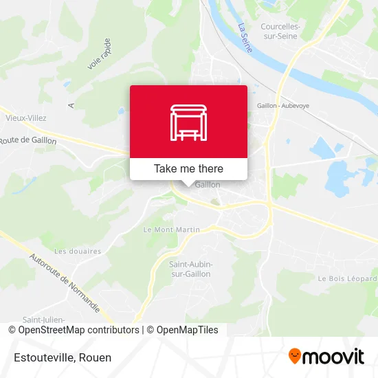 Mapa Estouteville