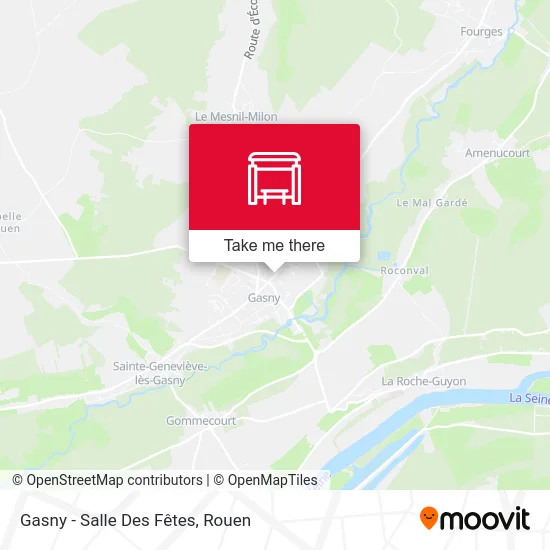 Gasny - Salle Des Fêtes map