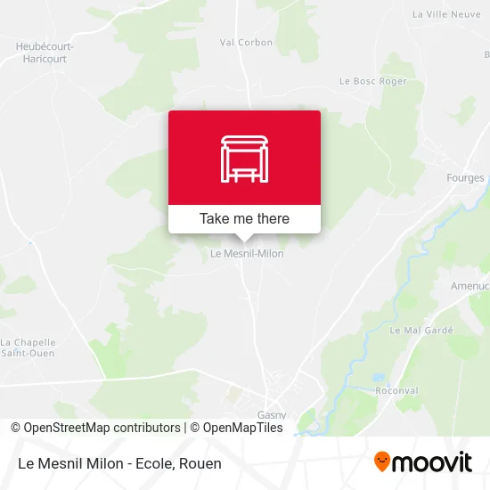 Le Mesnil Milon - Ecole map