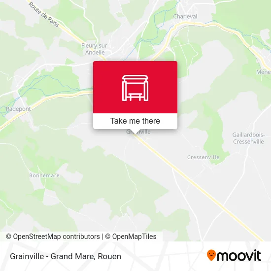 Grainville - Grand Mare map