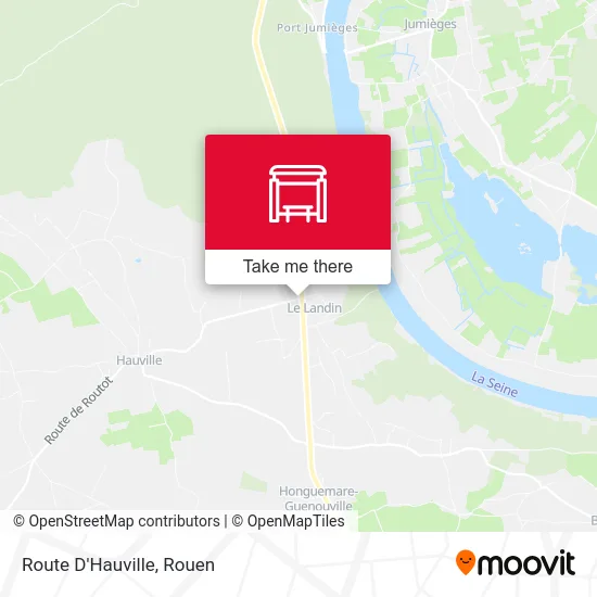 Mapa Route D'Hauville