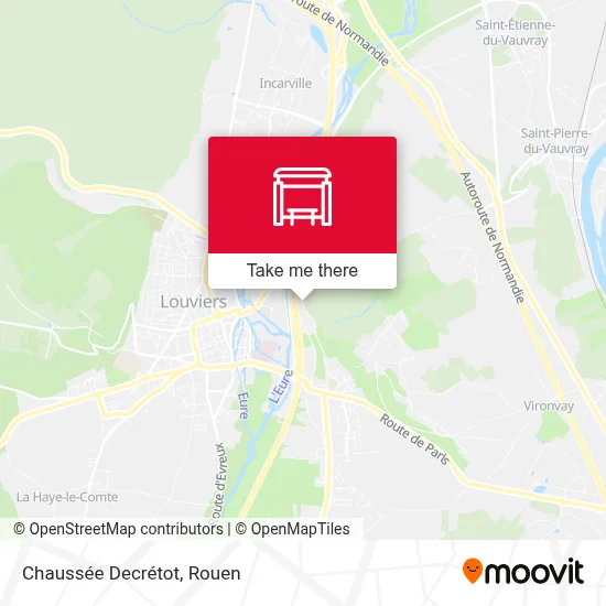 Chaussée Decrétot map