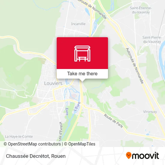 Chaussée Decrétot map