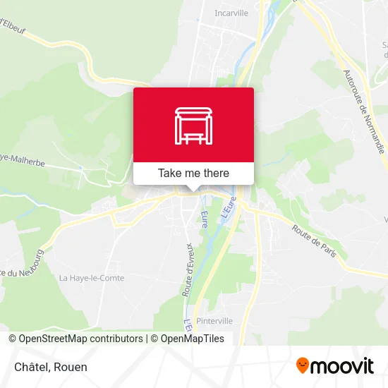 Châtel map