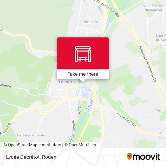Lycée Decrétot map