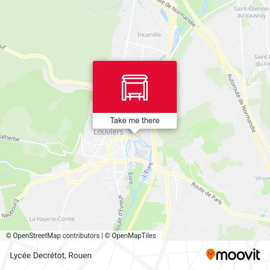 Lycée Decrétot map