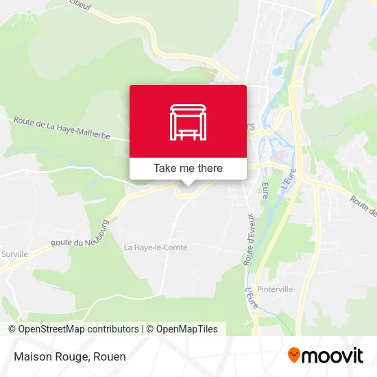 Maison Rouge map