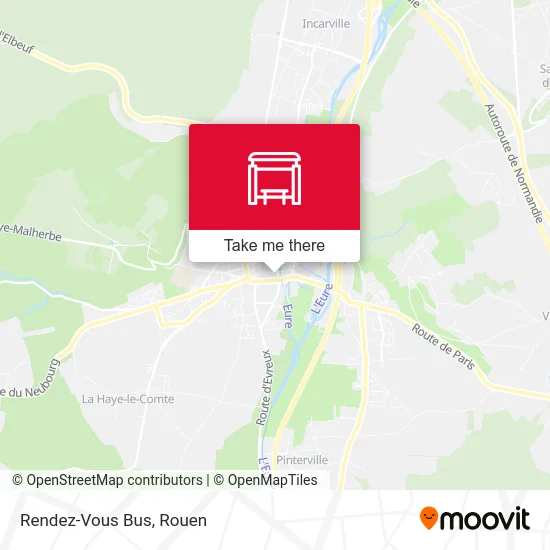Rendez-Vous Bus map
