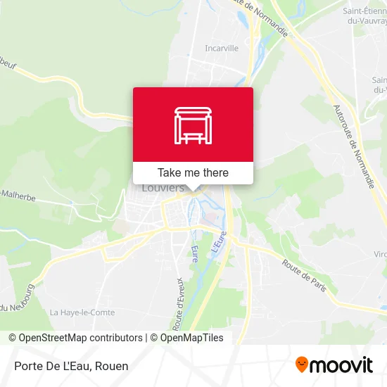Porte De L'Eau map
