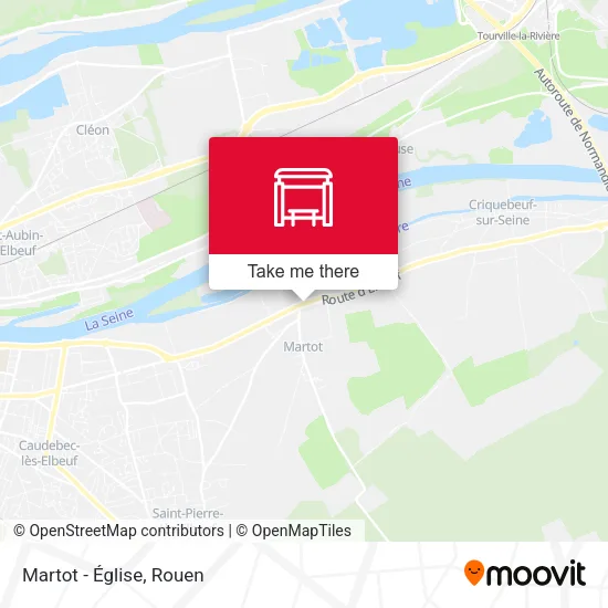 Martot - Église map