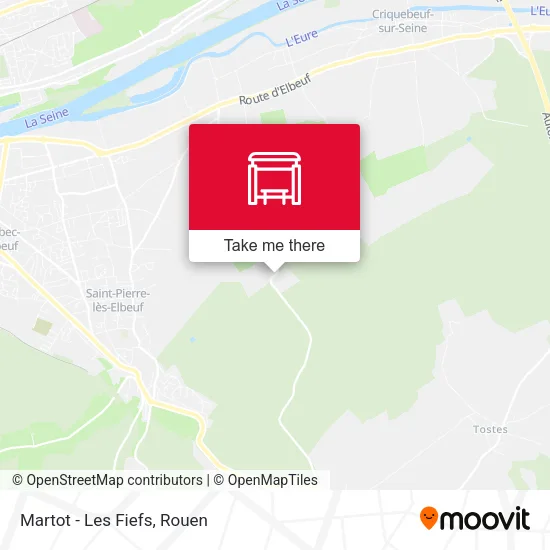 Martot - Les Fiefs map