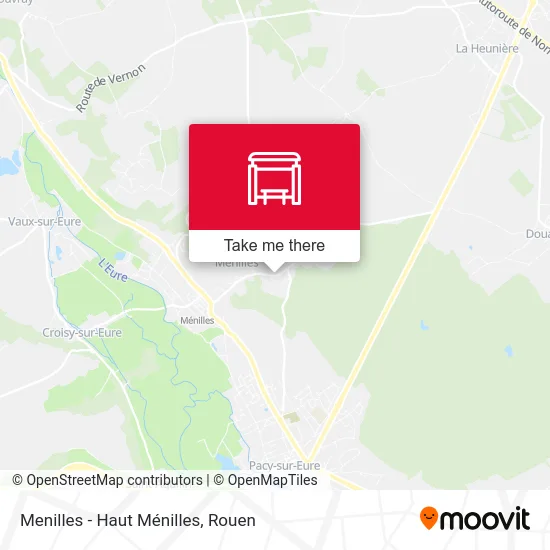 Menilles - Haut Ménilles map
