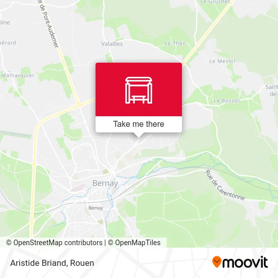 Mapa Aristide Briand