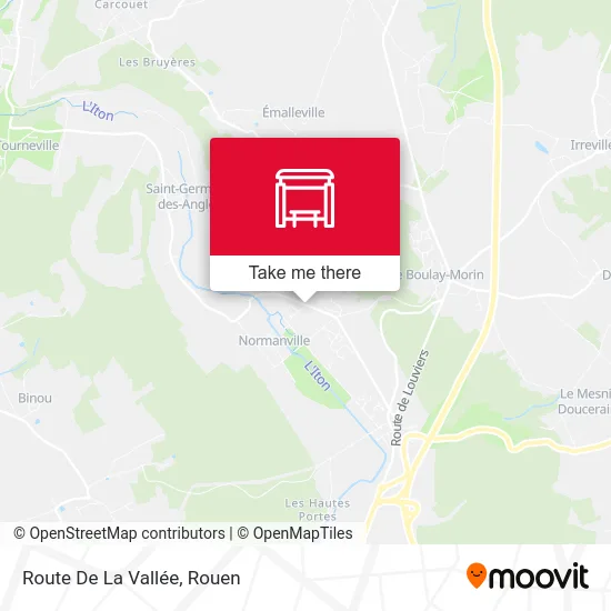 Route De La Vallée map