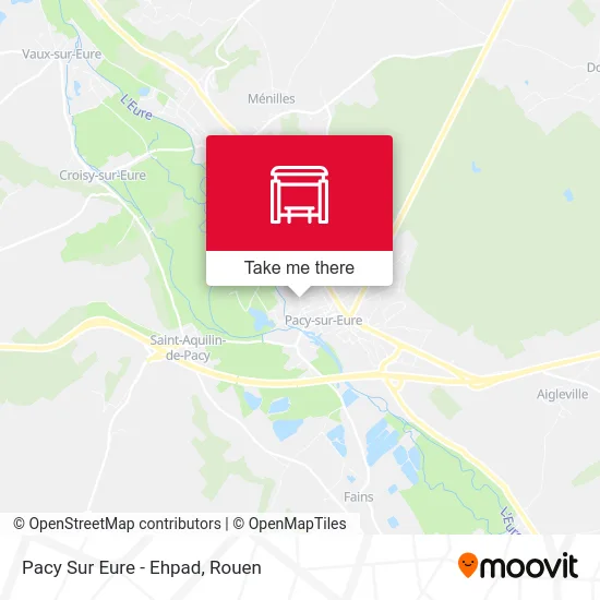 Pacy Sur Eure - Ehpad map