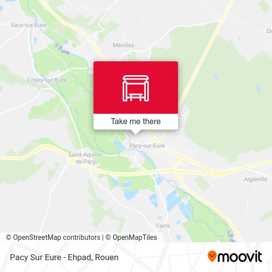 Pacy Sur Eure - Ehpad map