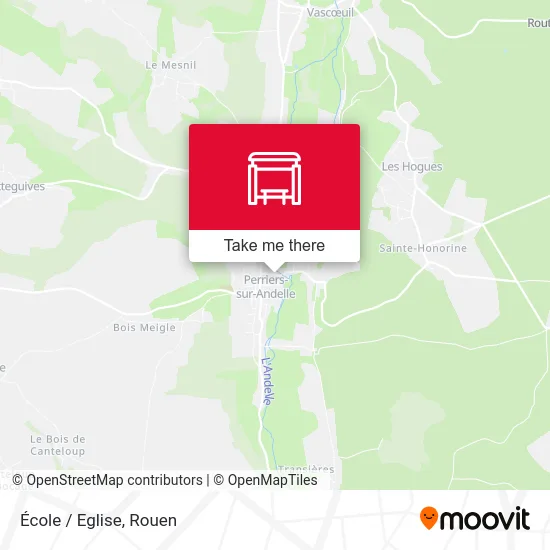 École / Eglise map