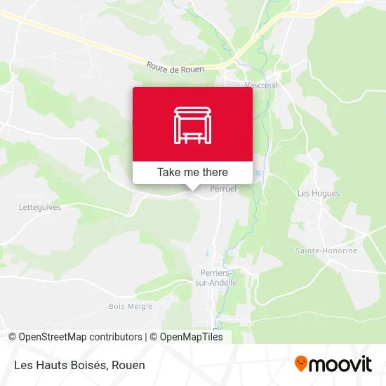 Les Hauts Boisés map