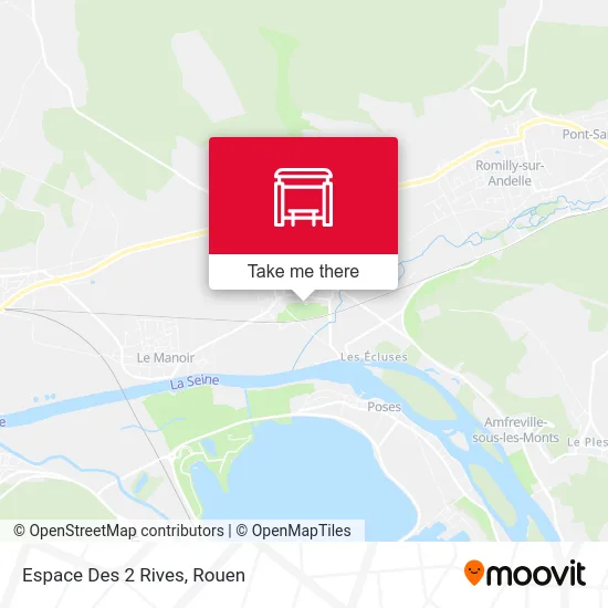 Mapa Espace Des 2 Rives