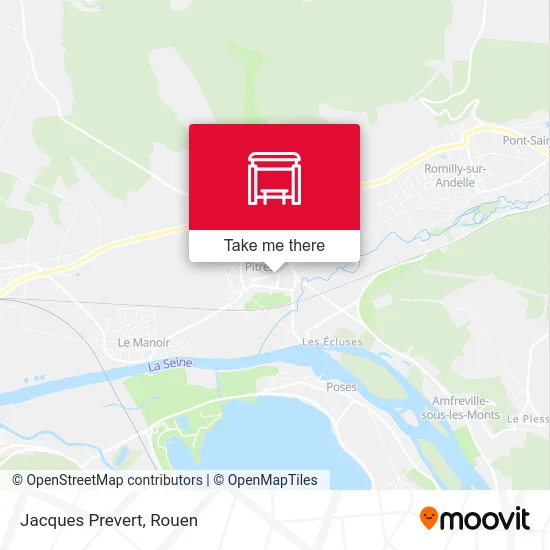 Mapa Jacques Prevert