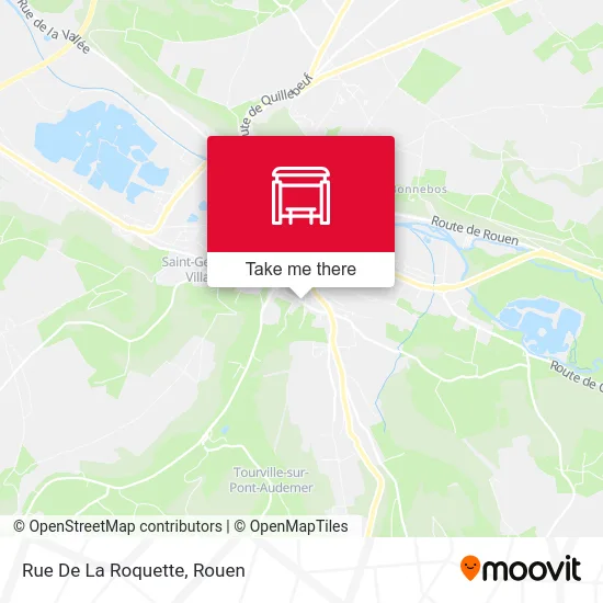 Mapa Rue De La Roquette