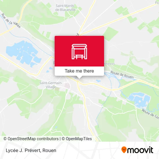 Lycée J. Prévert map