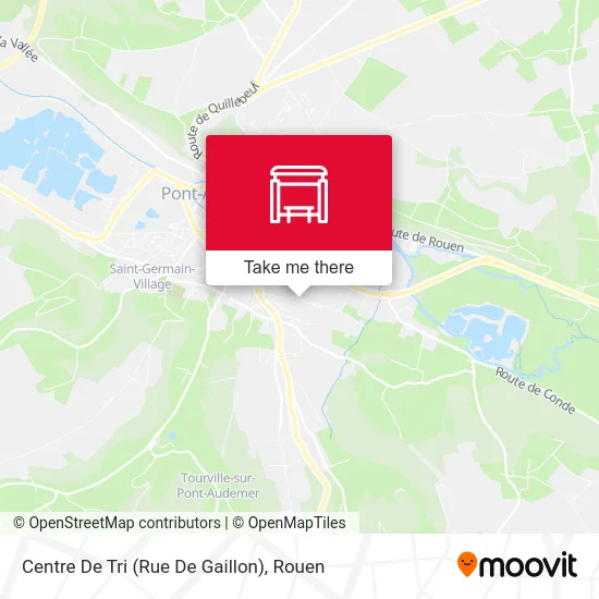 Mapa Centre De Tri (Rue De Gaillon)