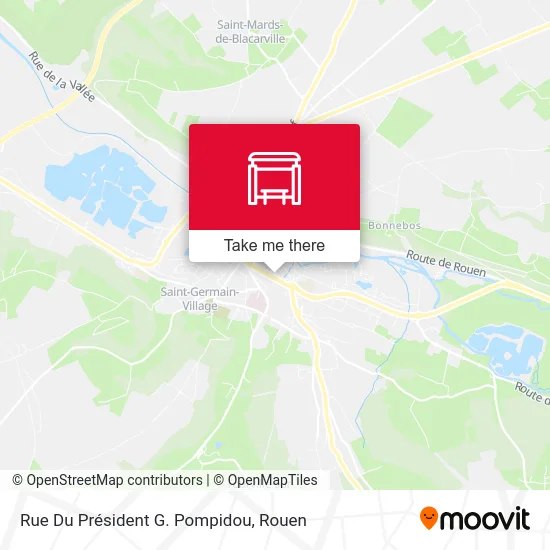 Mapa Rue Du Président G. Pompidou