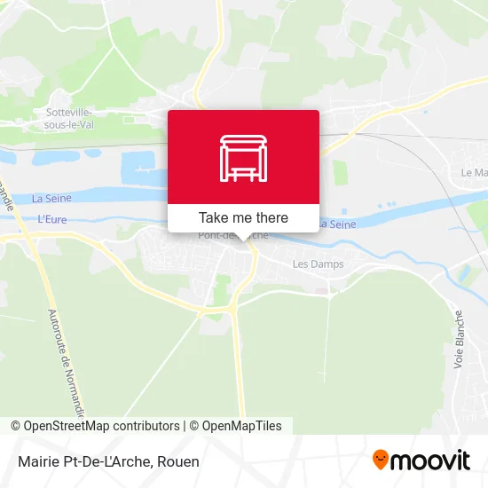 Mairie Pt-De-L'Arche map