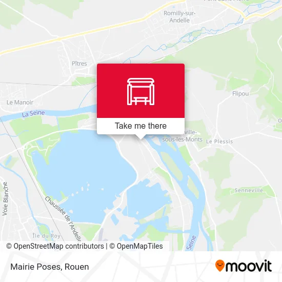 Mapa Mairie Poses