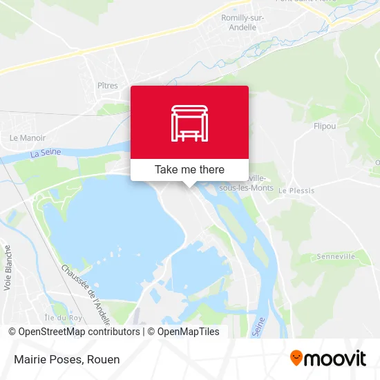 Mapa Mairie Poses