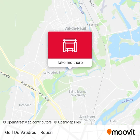 Golf Du Vaudreuil map