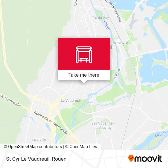 Mapa St Cyr Le Vaudreuil