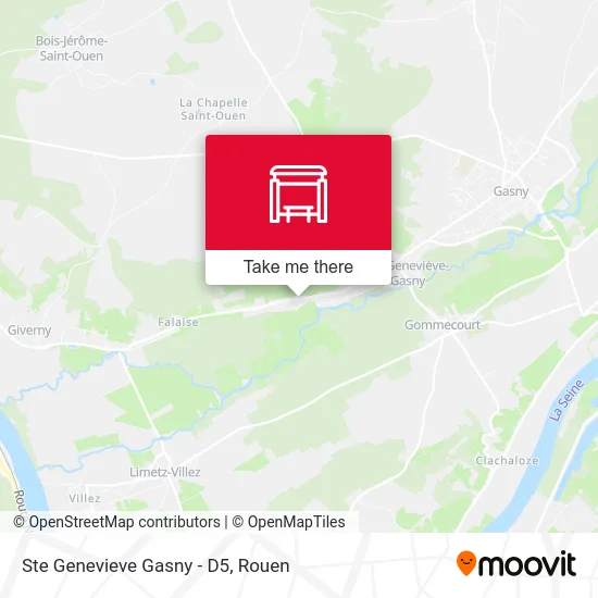 Ste Genevieve Gasny - D5 map