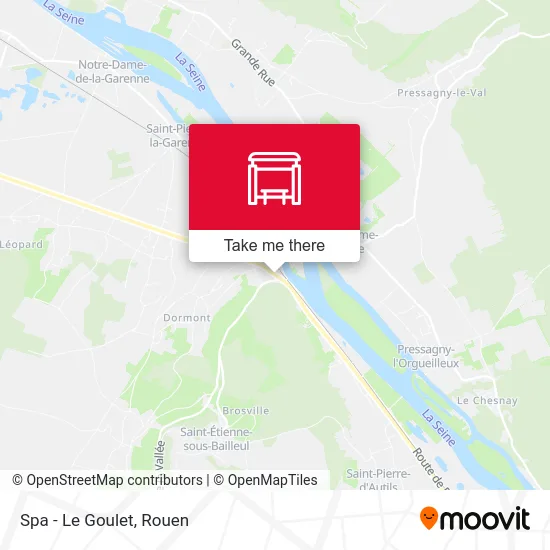 Mapa Spa - Le Goulet