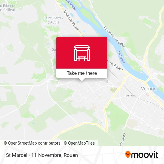 St Marcel - 11 Novembre map