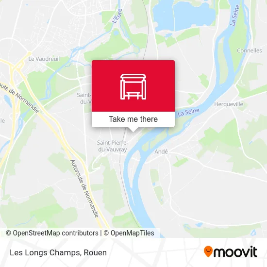 Les Longs Champs map