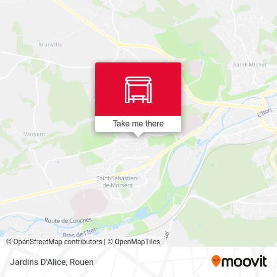 Mapa Jardins D'Alice