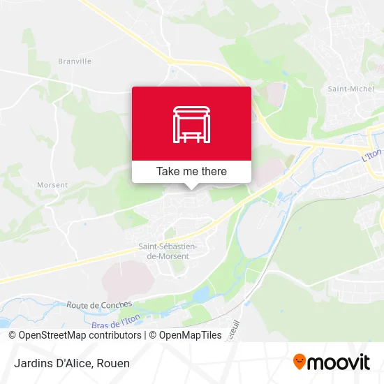 Mapa Jardins D'Alice