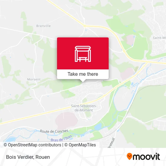 Mapa Bois Verdier