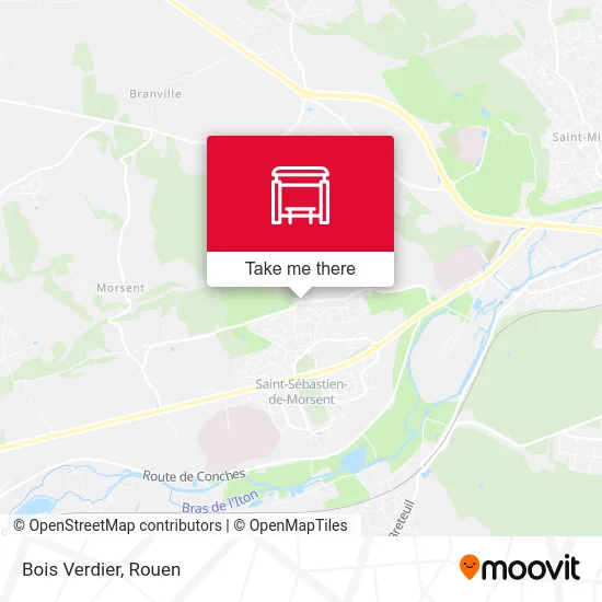 Mapa Bois Verdier