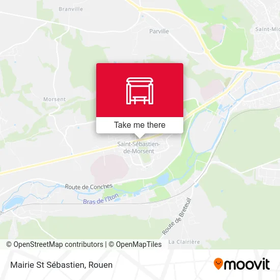 Mairie St Sébastien map