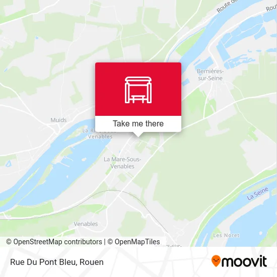 Rue Du Pont Bleu map