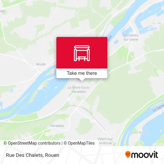 Mapa Rue Des Chalets