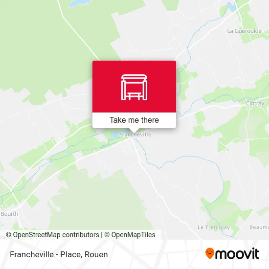 Mapa Francheville - Place