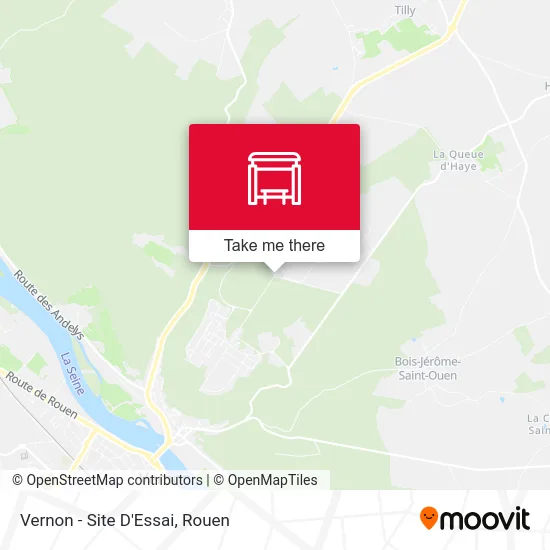 Vernon - Site D'Essai map