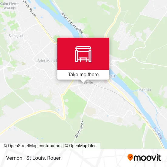 Mapa Vernon - St Louis